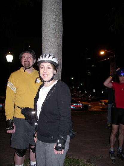 Margaret and Joe, before Joe was picked up by the cops