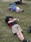 Brian from Vancouver relaxes as Dan drifts closer to homelessness