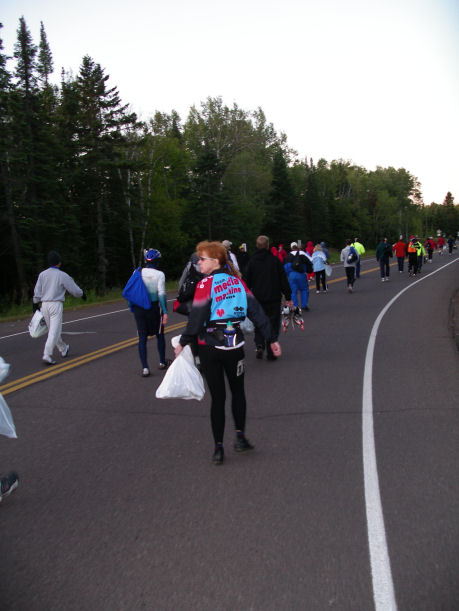 The cold march to the start