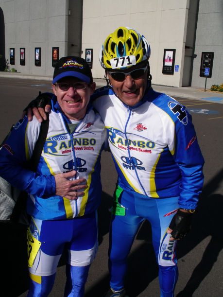 Tom & Jan, post race smiles