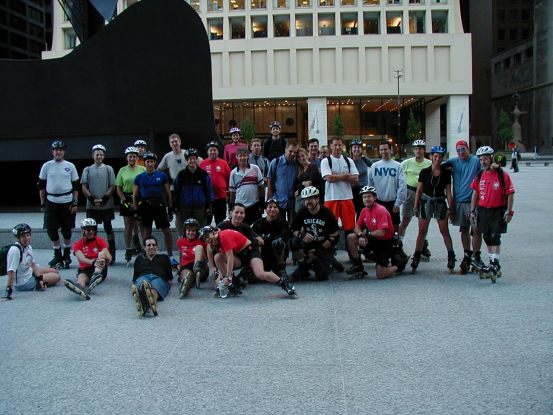Boogie skaters ready to roll.