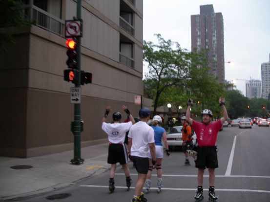 Stopping skaters coming from any direction