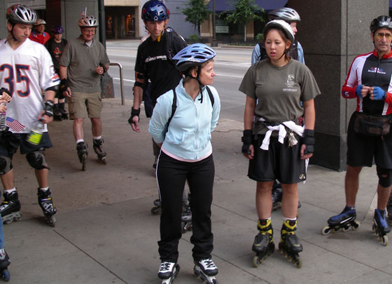 Mary Ann's got pack; getting the looks from the boys.