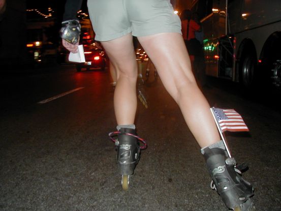 Time to move back to Germany? A bit too long in America? Nina goes all out for the red, white and blue.