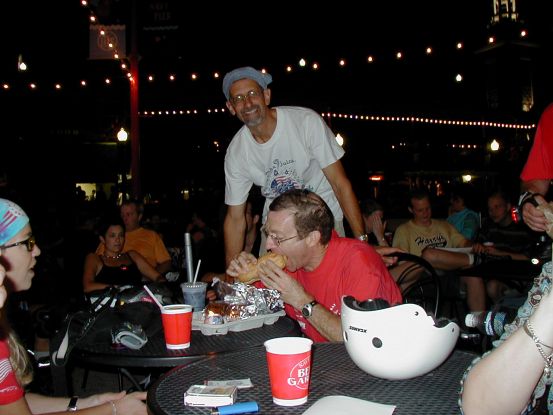 Tom and his birthday Brats. Happy Birthday Tom.