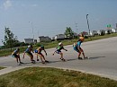 Good crouch around the turn