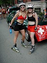 Heidi and Jamie start the parade out by coming out of each others' closet.