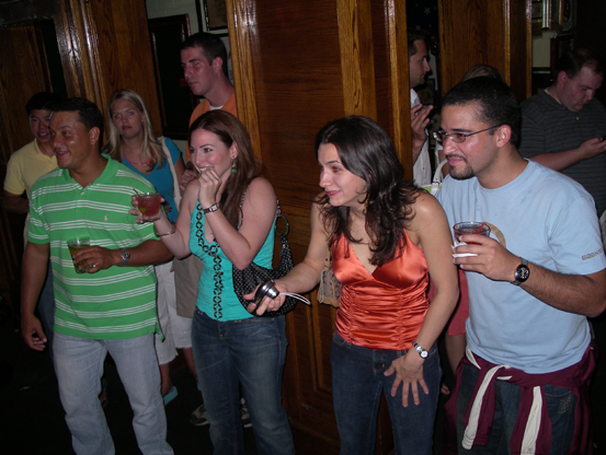 Dancing in skates will always draw a crowd. We still got it Merry Lynn.