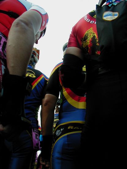 At times it can get a bit too crowded at the starting line.