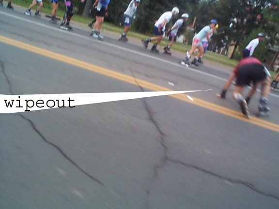 Though this is a photo of Bill's from the fitness category, I saw many a wipe out in advanced (Read the Story.)