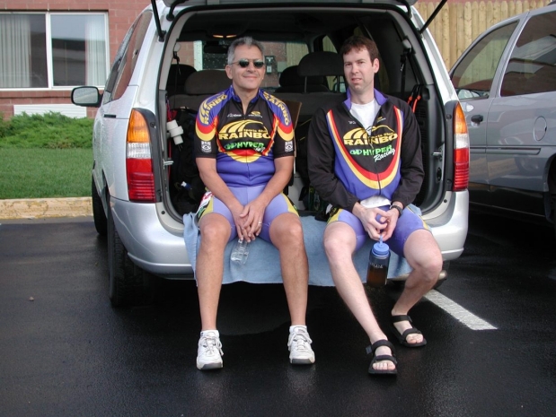 The Johns pre-race.